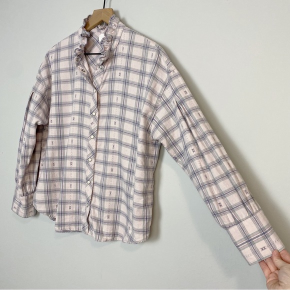Xirena Jensen Plaid Flannel Snap Button Shirt - Picture 9 of 13
